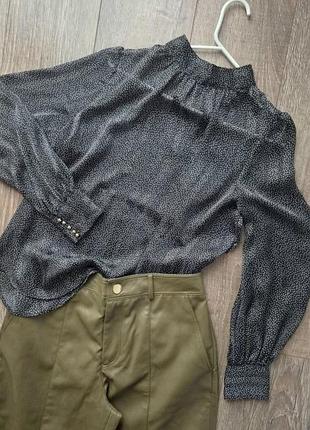 Блуза жіноча h&m у горох розмір m