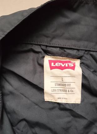 Чоловіча куртка-бомбер levi's чорна демісезонна 2