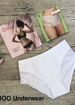 Труси жіночі la vivas 65171 бавовна польща утяжка .  розмір :  xl (50)