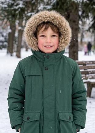 Тепла куртка для хлопчика 104/110 см☃️🎄