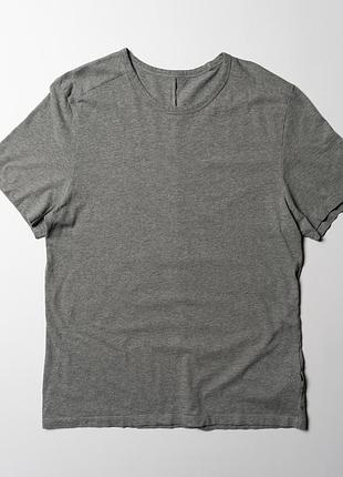 Run on cloud grey organic cotton t shirt mens [tmh017516]