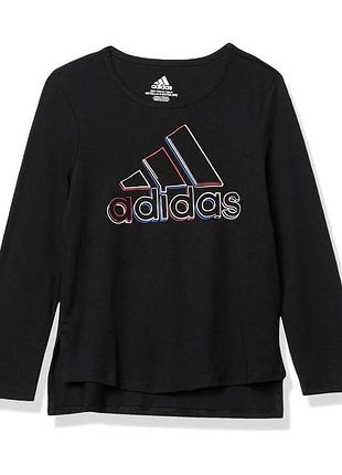 Новий лонгслів для дівчинки аdidas 4 роки