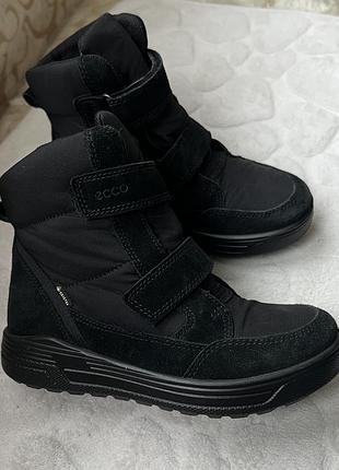 Зимние ботинки ecco размер 34
