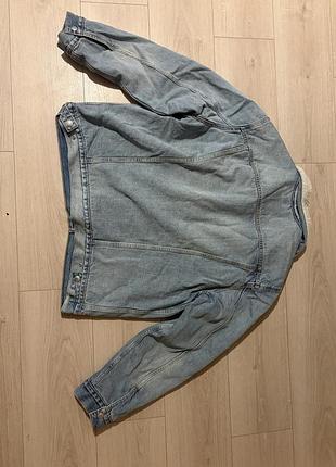 Чоловіча джинсова куртка levi's шерпа 7