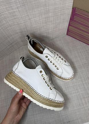Оригинальные кроссовки кожаные carvela chase