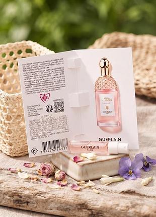 Жіноча туалетна вода guerlain aqua allegoria florabloom (парфумерний пробник / семпл, 1 мл)
​