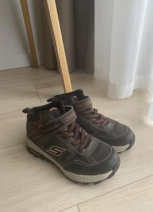 Черевики дитячі skechers чорні, 32 розмір, 20 см