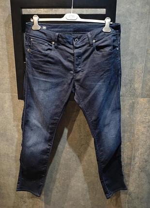 Зручні чоловічі джинси g-star raw 3301 slim сліми w36 l30