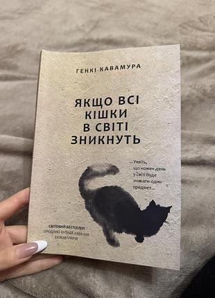 Книга "якщо всі кішки в світі зникнуть" генкі кавамура