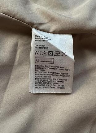 Двобортний плащ жіночий h&m, р. 36/s 6