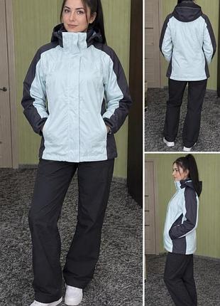 Спортивная куртка ветровка tecwear мембранная двухцветная дождевик, размер xs (32/34)