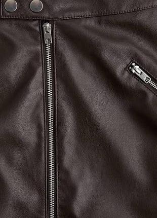 Спідниця еко шкіра h&m 6