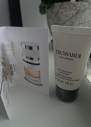 Набір trussardi pure jasmine: парфумована вода 1.2 мл та лосьйон для тіла 30 мл
