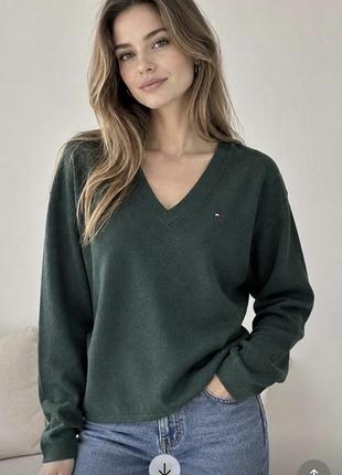 Tommy hilfiger пуловер з вовни, джемпер, светр, кофта