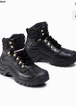 Жіночі зимові ботинки tommy hilfiger outdoorsy tommy flat boot