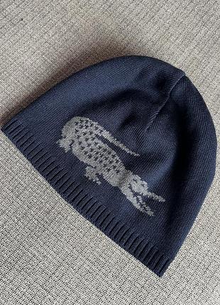 Зимова двостороння шапка lacoste