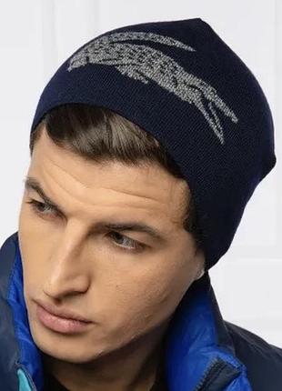 Зимова двостороння шапка lacoste