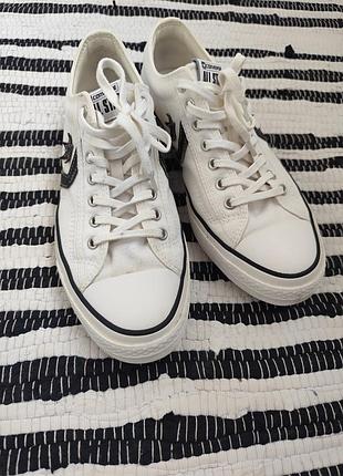 Кеди converse низькі білі 27,2 см