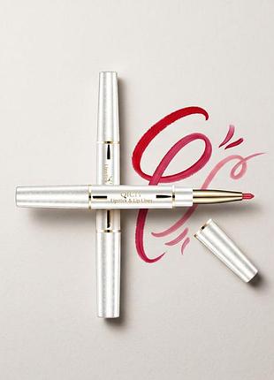 Qiciy double-headed lipstick and lip liner — двойное средство для макияжа губ