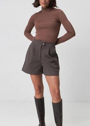 Шорти жіночі wear me бермуди вовняні коричневі xs