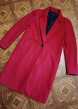 Классическое пальто zara, xs -s