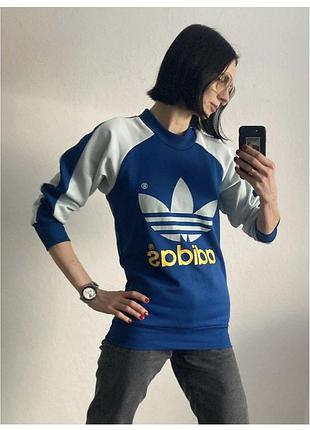 Вінтажний синій світшот adidas