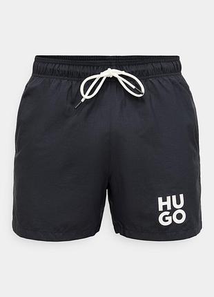 Пляжні шорти чоловічі hugo чорні m xxl
