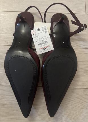 Zara замшеві слінгбеки 3