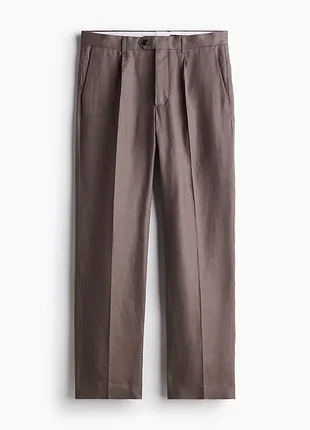 Мужские брюки брюки брюки из 💯 льна р 36 relaxed fit