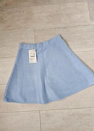 Спідниця zara для дівчинки 13–14 років, 164 см, блакитна