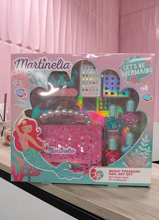 Дитячий набір для манікюру martinelia let’s be mermaids treasure nail art set.