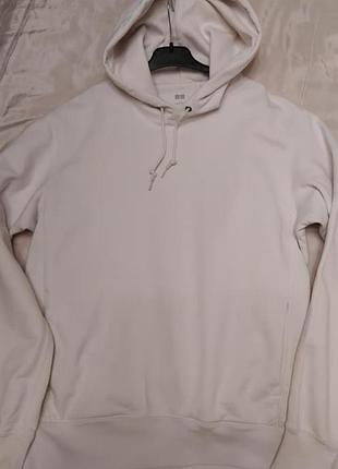 Молочное худи uniqlo,,l 5