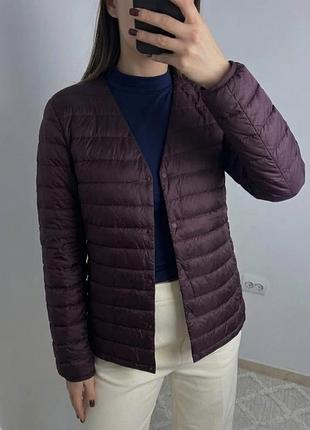 Мікропуховик куртка пух/перо від uniqlo