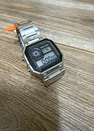 Новый мужские часы skmei 1335 silver / спортивные тактические часы