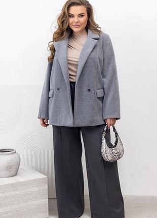 Нове пальто plus size 😍 є фото вживу 🫶🏻