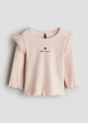 Кофточка на девочку декорирована h&amp;m 104 см розовый