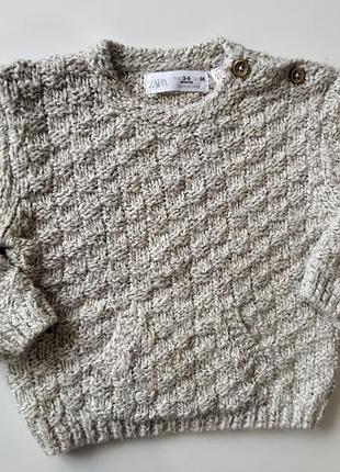 Zara 68 в'язана кофта для хлопчика