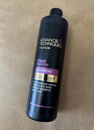 Шампунь для волос avon advance techniques «мега объем», 400 мл