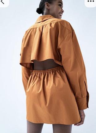 Плаття з красивою спинкою zara🌿