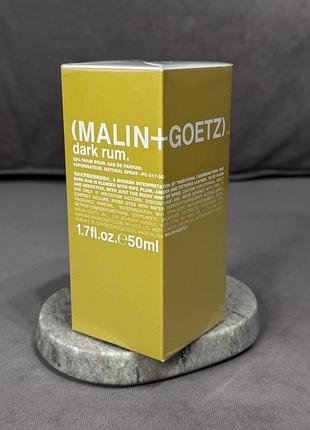 Парфюмированная вода с теплым пряно-ромовым ароматом malin+goetz dark rum eau de parfum 50 мл