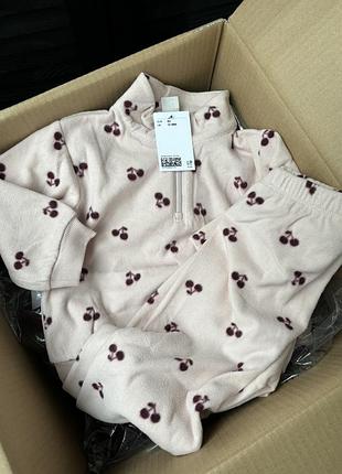 Дитячий флісовий костюм h&m