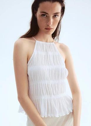 Майка топ h&m із буфами