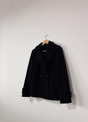 Шерстяне вкорочене двоборотне пальто dorothy perkins🌿