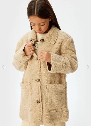 Дитяча куртка-шубка тедді від zara kids, 11-12років, 152 см