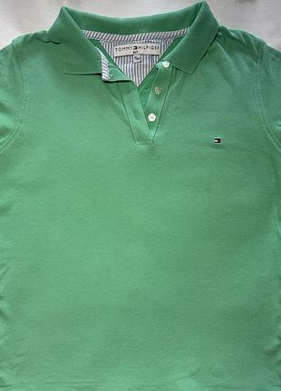 Жіноче поло tommy hilfiger golf зелене розмір m 38