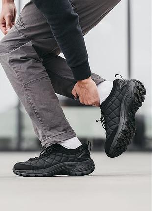 Водонепроницаемые кроссовки merrell ice cap moc ii gtx black зимние мужские кроссовки каламбия черные меррелл мок 2 на зиму черные саламон гор текс