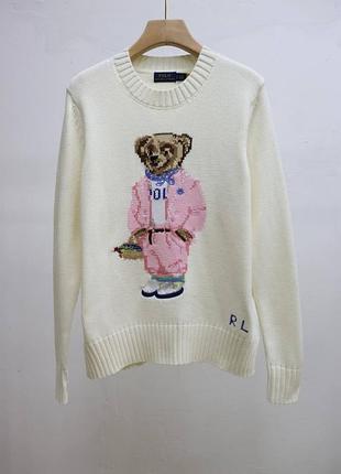 Светр жіночий polo ralph lauren bear 🐻 в наявності