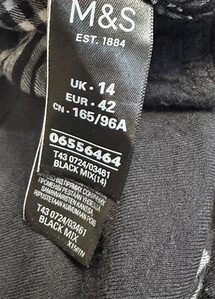 Чорна котонова сорочка s m&s 5