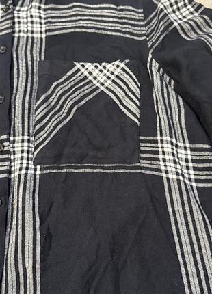 Чорна котонова сорочка s m&s 4