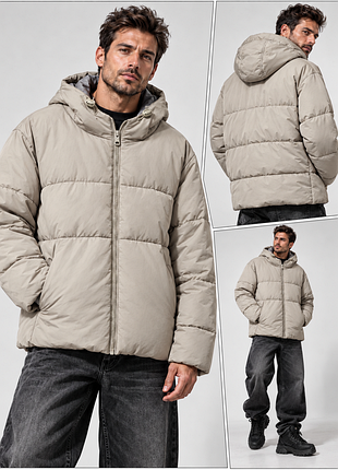 Суперлегкая зимняя куртка easy 1973 с капюшоном объемная oversize